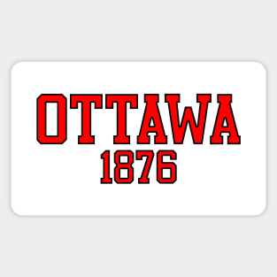 Ottawa 1876 (White) Sticker